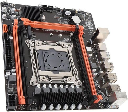 M ATX Motherboard, X99H Motherboard, 128G DDR4, SATA3.0, M.2 Slot, VGA and HD Multimedia, with LGA 2011 3 Support in Saudi Arabia