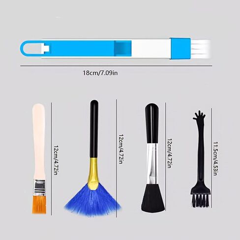 5PCS Digital Cleaning Brush Set, dust Removal Gap Brush, Suitable for laptops and Mobile Phones, Combination in Saudi Arabia