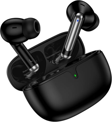 سماعات أذن لاسلكية بلوتوث 5.4، سماعات أذن iPhone 17 16 15 14 13 Pro Max لاسلكية بلوتوث، سماعات رأس بخاصية إلغاء الضوضاء، سماعات أذن داخل الأذن لهواتف Samsung Apple Air pods ipad Andriod وهواتف رياضية in Kuwait