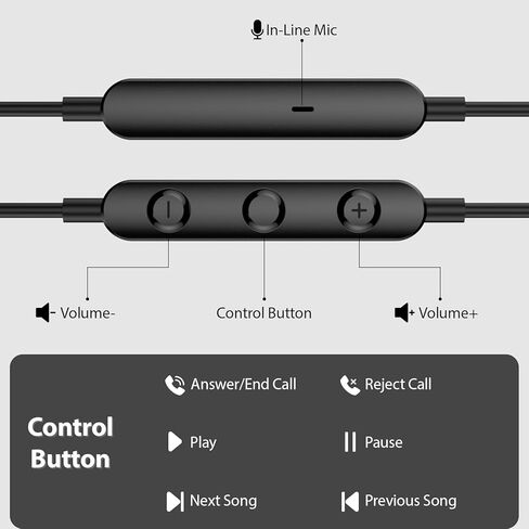 سماعات أذن سلكية USB C من النوع C لأجهزة iPad 10th Gen/iPhone 17 Pro 16 15 لأجهزة Samsung S25 S21 S23 S24 C Plug مع ميكروفون للتحكم في مستوى الصوت سماعة رأس للطلاب المدرسية باللون الأسود in Kuwait