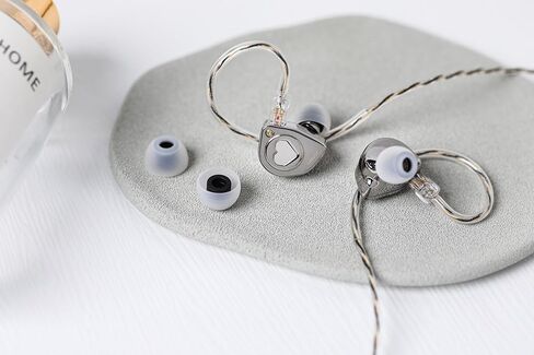 Linsoul SIMGOT EW300 1DD+1Planar+1PZT محرك هجين في شاشة الأذن، سماعات أذن سلكية IEM وTripowin Zonie 16 Core كابل IEM مطلي بالفضة in Kuwait