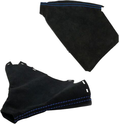 Billetworkz Shift Boot and E-Brake Boot Combo for Subaru WRX Manual (2015-2021) - Made with Premium Microsuede Fabric, Black Red Stitching in Saudi Arabia