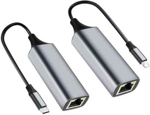 الحزمة: محول Lightning إلى Ethernet ومحول Type C إلى Ethernet in Kuwait