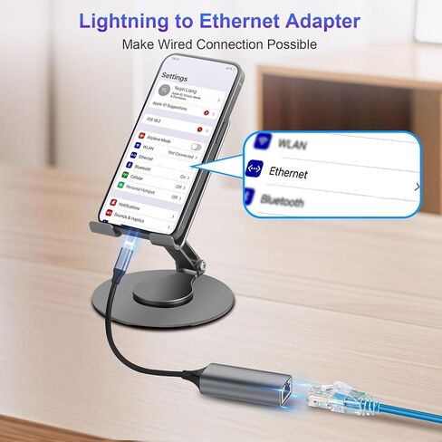 الحزمة: محول Lightning إلى Ethernet ومحول Type C إلى Ethernet in Kuwait