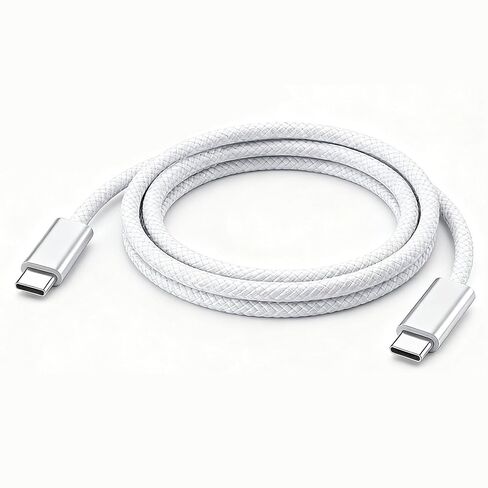 240W USB-C Charge Cable 2m [2-Pack], 6ft USB C to USB C Cable, Fast Charging Cord for Macbook Pro/Macbook Air, iPad Pro 12.9/Air 5th/4th/Mini 7th/6th/IPad 10/11, iPhone 17/16/15/16e/Pro Max/Plus/Air in Saudi Arabia