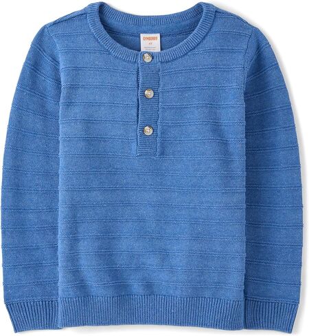 Gymboree Baby-Boys and Toddler Long Sleeve Linen Henley Shirt in Saudi Arabia