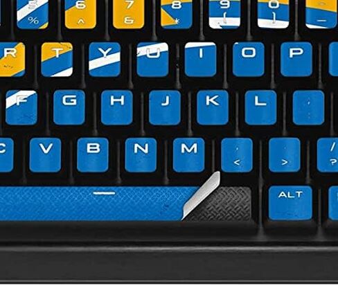 غلاف Skinit متوافق مع لوحة مفاتيح الألعاب الميكانيكية K95 RGB البلاتينية - شواحن مرخصة رسميًا من NFL Los Angeles - تصميم بديل متعثر in Saudi Arabia