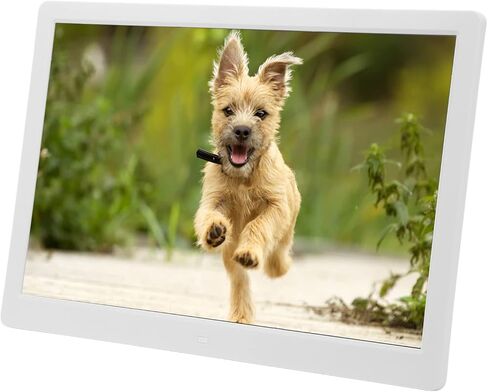إطار الصورة الرقمية ، 15.4 بوصة HD LED الصور مع التحكم عن بُعد ، مزامنة الموسيقى ، الساعة والتقويم ، يدعم تشغيل الفيديو والموسيقى (المكونات الأمريكية) in Kuwait