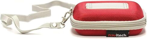 Navitech Red Water Resistant Hard Case Cover Compatible With Garmin vivosport in Saudi Arabia