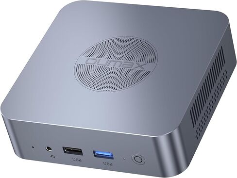 N100 Mini PC، Intel Alder Lake N100، 16GB DDR4 500GB PCIe3.0 SSD، Dual LAN Mini Computer يدعم 4K Dual HDMI، WiFi5/BT5.0/USB3.2، مزود طاقة مدمج بقدرة 45 وات كمبيوتر مكتبي مكتبي in Saudi Arabia