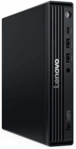 كمبيوتر مكتبي Lenovo ThinkCentre M70q Gen 6 13A40027US - Intel Core Ultra 5 225T - 32 جيجابايت - 512 جيجابايت SSD - صغير - أسود in Kuwait