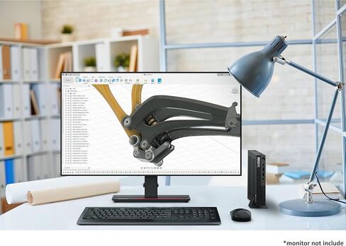 سطح المكتب Lenovo ThinkStation P3 Tiny Workstation (NVIDIA T400 Graphics، Intel Core i7-14700، ذاكرة الوصول العشوائي 16 جيجابايت، 512 جيجابايت SSD) كمبيوتر شخصي صغير للأعمال، واي فاي، إيثرنت، ما يصل إلى 5 شاشات، Win 11 Pro (متجدد) in Kuwait
