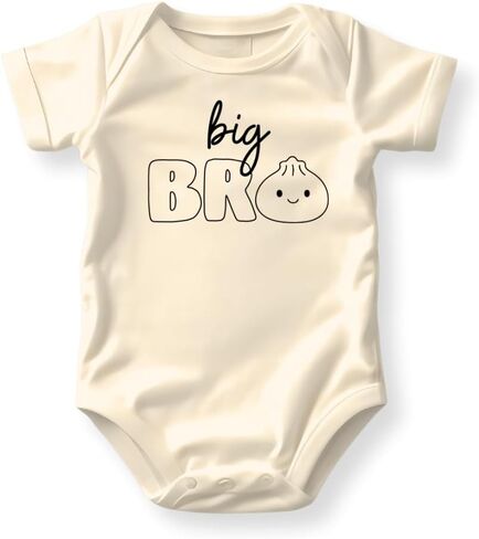 Big Bro Dumpling Baby Bodysuit Brother Matching Tee for Kids in Saudi Arabia