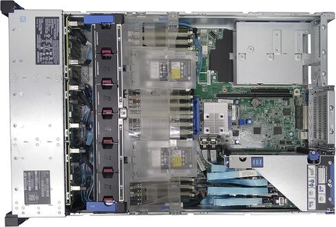 HP ProLiant DL380 Gen 10 16 Bay SFF 2U Server, 2X Intel Xeon Gold 6134 3.2GHz 8C CPU, 1TB (16 x 64GB) DDR4 RDIMM, 4X 3.2TB U.2 NVMe SSD, 560FLR, Rail Kit Included, 8x5xNBD 3YR Warranty (Renewed) in Saudi Arabia