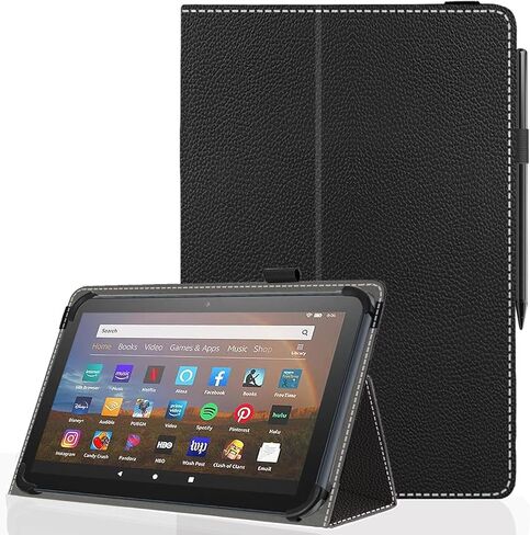 11 12 Inch Android Tablet Case,Slim Folding Stand Cover for 10.9" 11" 11.5" 12" and All 11"-12" Touchscreen Tablet Case with Stylus Pen Holder,Back in Saudi Arabia