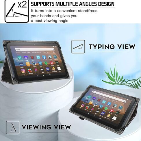 11 12 Inch Android Tablet Case,Slim Folding Stand Cover for 10.9" 11" 11.5" 12" and All 11"-12" Touchscreen Tablet Case with Stylus Pen Holder,Back in Saudi Arabia