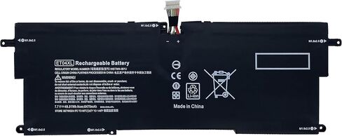 ET04XL 49.81Wh Replacement Laptop Battery Compatible with HP EliteBook X360 1020 G2 Notebook Battery 915030-171 915191-855 915030-1C1 ET04049XL HSN-I09C HSTNN-IB7U in Saudi Arabia