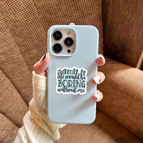 50Pcs Funny Sarcastic Phrase Stickers for Adults, Sarcastic Quote Meme Sticker Pack, Vinyl Snarky Decals for Laptop Water Bottle Scrapbook Journal Notebook in Saudi Arabia
