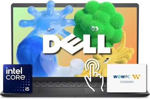 الكمبيوتر المحمول Dell Inspiron • شاشة لمس FHD مقاس 15.6 بوصة • وحدة معالجة مركزية Intel 10-Core i5 • ذاكرة الوصول العشوائي DDR4 سعة 8 جيجابايت • محرك أقراص SSD سعة 1 تيرابايت (512 جيجابايت PCIe SSD + 512 جيجابايت خارجي) • لوحة مفاتيح كاملة الحجم مع لوحة  in Kuwait