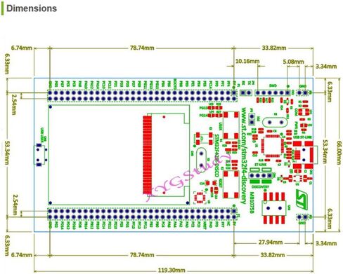 32F429IDISCOVERY / STM32F429I-DISC1 لوحة التطوير، STM32F4 Discovery Kit @XYGStudy in Kuwait