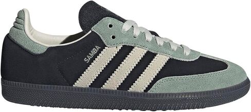 أحذية Adidas Samba OG Womens LifeSyle (Core Black/Alumina/Silver Green) in Kuwait