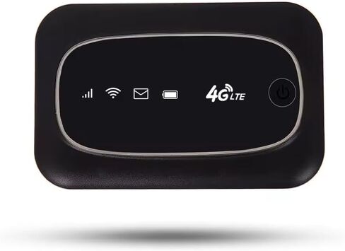 راوتر واي فاي متنقل 4G LTE، جهاز إنترنت لاسلكي محمول، 150 ميجابت في الثانية، أبيض، دعم 10 أجهزة، بطارية 3000 مللي أمبير في الساعة، للإنترنت عبر الهاتف المحمول in Saudi Arabia