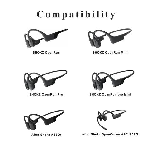 عبوتان متوافقتان مع كابل شحن Shokz، سلك شاحن مغناطيسي متوافق مع Aftershokz Aeropex AS800، Shokz OpenRun Pro، OpenRun، OpenRun Mini، OpenComm Bone Conduction Headphones (USB+USB C) in Kuwait