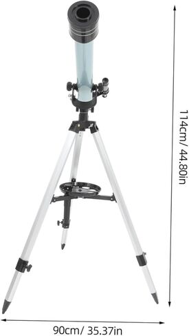 Lurrose 1Set Refractors Telescope with Tripod Smartphone Holder Portable Outdoor Monocular Telescope for Stargazing Durable Design Magnification for Beginners in Saudi Arabia