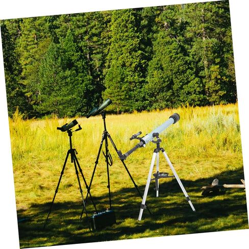 Lurrose 1Set Refractors Telescope with Tripod Smartphone Holder Portable Outdoor Monocular Telescope for Stargazing Durable Design Magnification for Beginners in Saudi Arabia