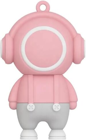 Cute Musician USB Flash Drive 32GB 64GB with OTG USB Type C to Type A Adapter and Metal Tin Gift Package (White 64GB) in Saudi Arabia