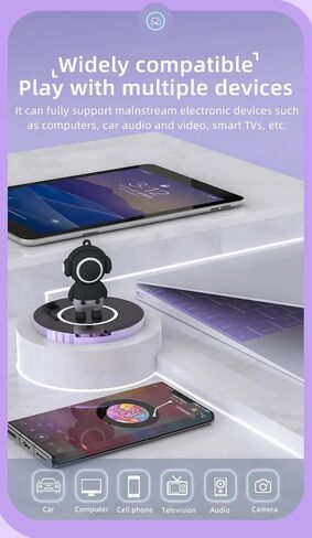 Cute Musician USB Flash Drive 32GB 64GB with OTG USB Type C to Type A Adapter and Metal Tin Gift Package (White 64GB) in Saudi Arabia