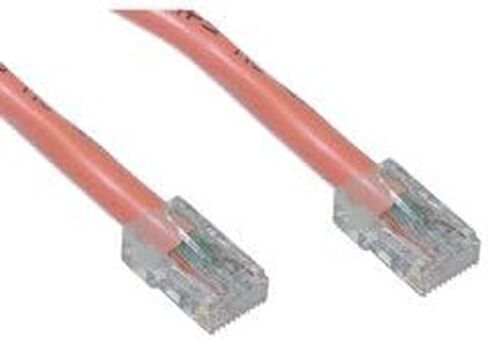 كابل تصحيح Cat5e برتقالي إيثرنت، بدون حذاء، 5 أقدام in Kuwait