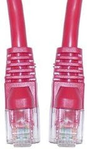 كابل Cat5e Red Ethernet Crossover - حذاء بدون تشابك/مصبوب - 1 قدم in Kuwait