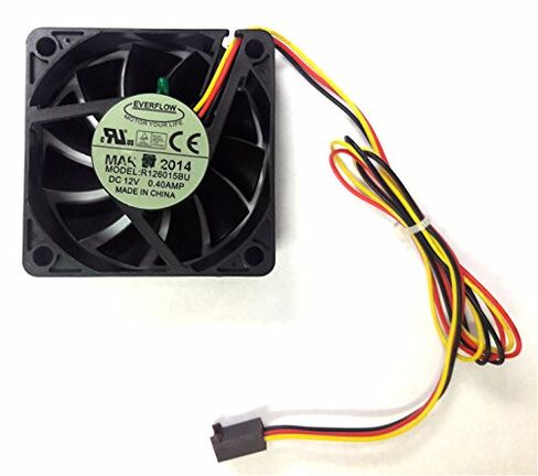 Everflow 60x15mm 12 volt 3 wire/ 3 pin fan with thermistor #R126015BUT in Saudi Arabia