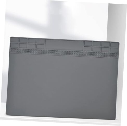Static Silicone Repair Mat for Electronics with Heat Resistant Screw Slots Flexible Workstation Pad for Computer and Phone Maintenance in Saudi Arabia