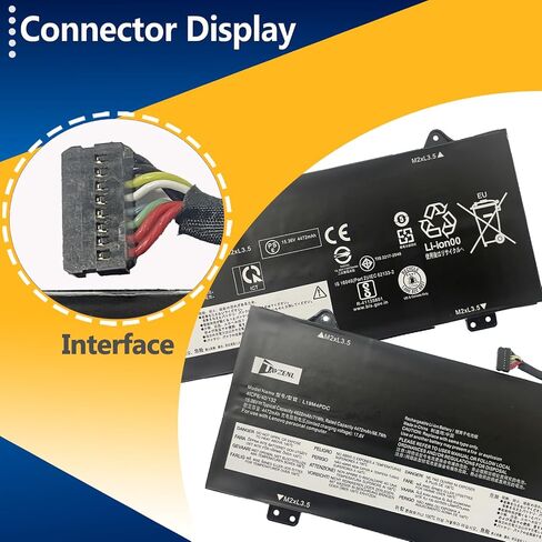 L19M4PDC L19L4PDC L19C4PDC 71Wh استبدال البطارية لجهاز Lenovo Ideapad Yoga 7-15ITL5 7-15ITL5-82BJ 7-14ITL5 7-14ITL5-82BH 7-14ARB7 7-14ACN6-82N7 Series 15.36V 4622 in Kuwait