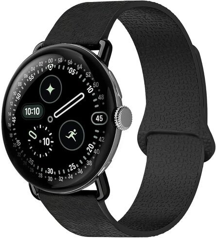 Magnetic Bands Compatible with Google Pixel Watch 4 3 45mm Band for Men Women [Upgraded All-Metal Connector] Soft Silicone Strong Magnet Sport Strap for Pixel 3 4 Watch Band 45mm in Saudi Arabia