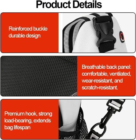 Crossbody Bags for Women, Lightweight Multi-Way Sling Backpack with Headphone Jack, for Daily Travel, Hiking & Gym, Black in Saudi Arabia