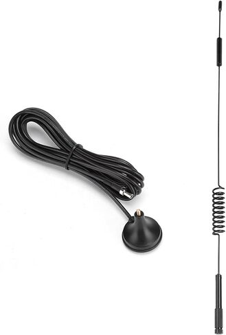 SUNGOOYUE 12DBi High Gain Antenna, Omnidirectional Mobile Signal with Magnetic Base, RG174 Cable, TS9 Connector for Portable WiFi Routers, 698-2700MHz in Saudi Arabia