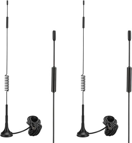 SUNGOOYUE 12DBi High Gain Antenna, Omnidirectional Mobile Signal with Magnetic Base, RG174 Cable, TS9 Connector for Portable WiFi Routers, 698-2700MHz in Saudi Arabia