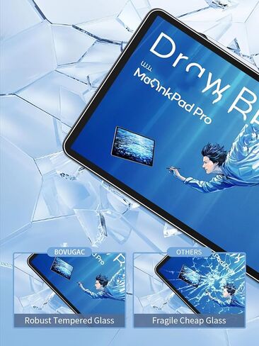 [عبوة من قطعتين] واقي شاشة لجهاز Wacom MovinkPad Pro 14 Tablet من الزجاج المقوى، واقي شاشة لجهاز MovinkPad Pro14 14 بوصة مضاد للخدش وحساس وصلابة 9H in Kuwait