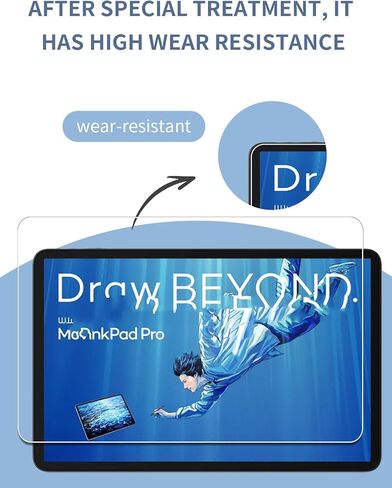 [عبوة من قطعتين] واقي شاشة لجهاز Wacom MovinkPad Pro 14 Tablet من الزجاج المقوى، واقي شاشة لجهاز MovinkPad Pro14 14 بوصة مضاد للخدش وحساس وصلابة 9H in Kuwait
