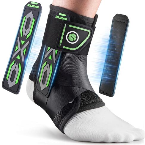 Upgraded Ankle Brace for Sprained Ankle [Stronger Support & Ultra Breathable] Ankle Support with Side Stabilizing Pads, Adjustable Quick Lace Up Ankle Stabilizer for Injury Recovery, Sports, Men&Women in Saudi Arabia