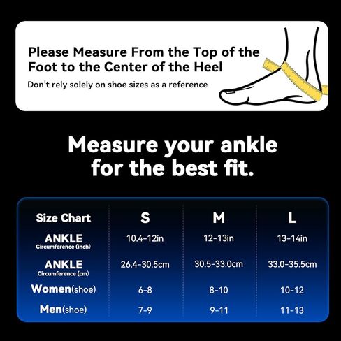 Upgraded Ankle Brace for Sprained Ankle [Stronger Support & Ultra Breathable] Ankle Support with Side Stabilizing Pads, Adjustable Quick Lace Up Ankle Stabilizer for Injury Recovery, Sports, Men&Women in Saudi Arabia