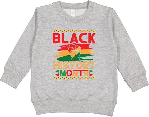 inktastic Black History Is American History Month Melanin Toddler Sweatshirt in Kuwait
