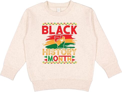 inktastic Black History Is American History Month Melanin Toddler Sweatshirt in Kuwait