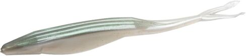 Zoom Bait 7-Inch Magnum Super Fluke Bait-Pack of 5 (Green Albino) in Saudi Arabia