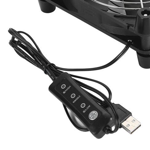 Zerodis CEOPHERATOR مروحة كمبيوتر USB مقاس 140 مم مع سرعة قابلة للتعديل، تبريد صامت لأجهزة الكمبيوتر والأجهزة الخاصة بالألعاب in Saudi Arabia