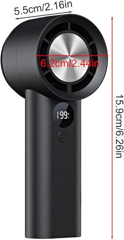 Portable Manual Fan | Compact Rechargeable Cooling Fan | Essential for Hot Travel Picnic Camping Work Portable Fan in Saudi Arabia