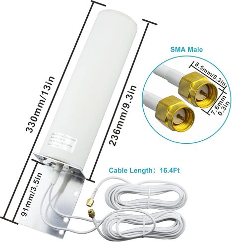 2 PCS of Boobrie 4G 5G LTE Antenna 698-2700MHz in Saudi Arabia